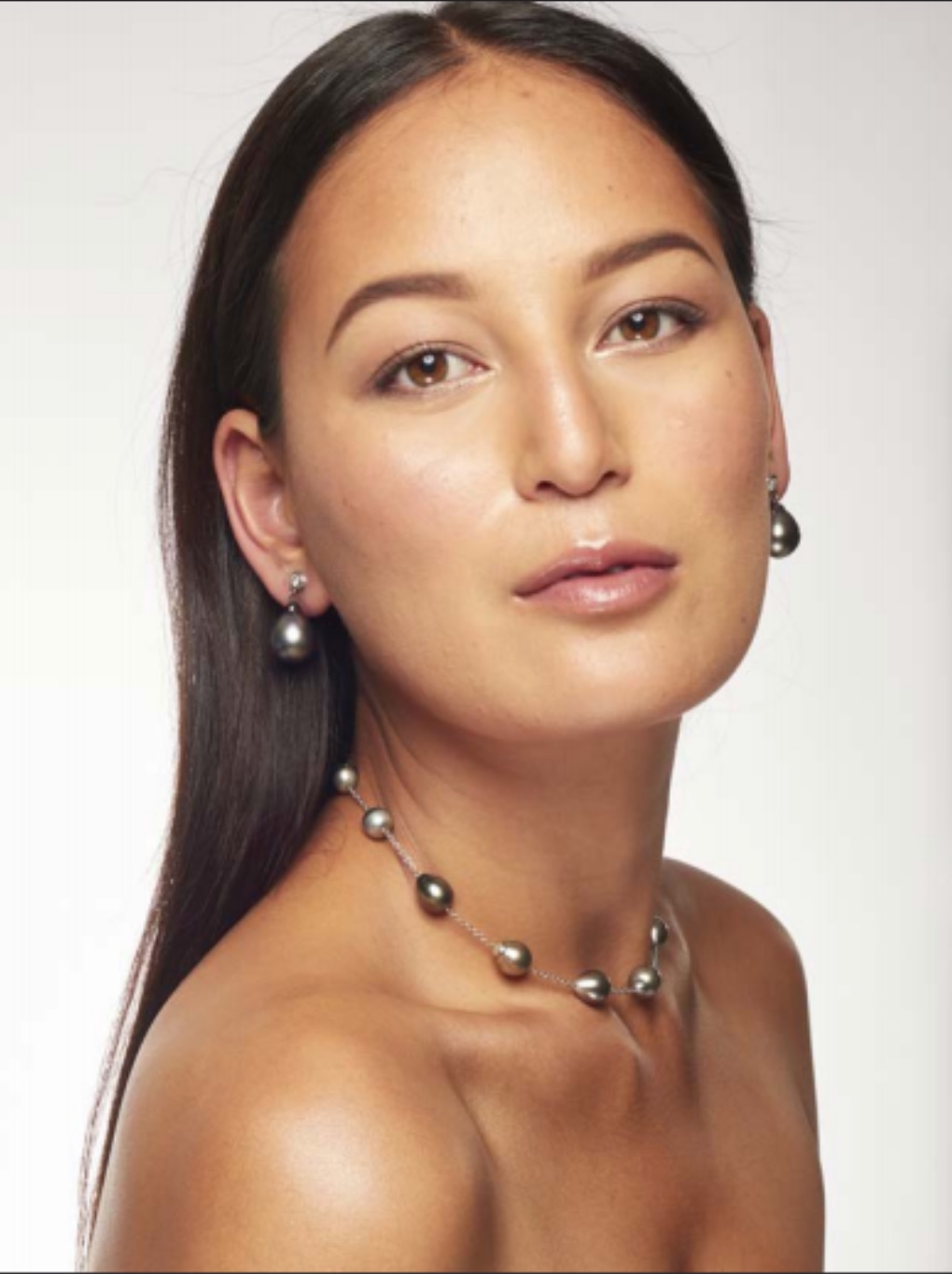 Tahitian Pearl Baroque Tin Cup Choker