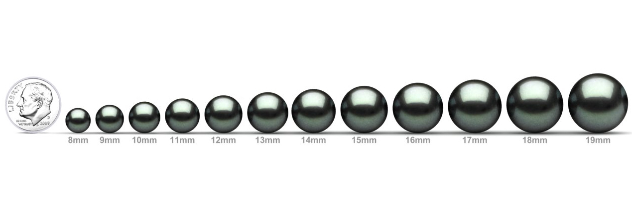 Tahitian Pearl Sizes