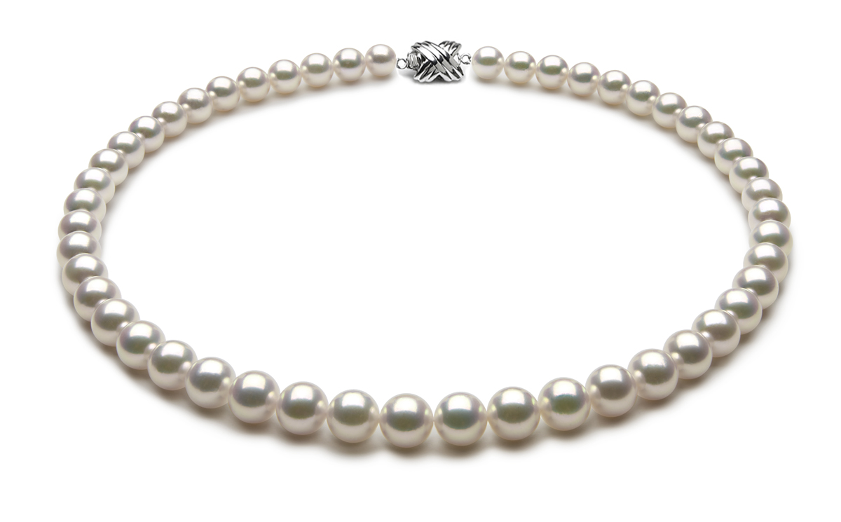 8 x 8.5mm Pearl Necklace Size