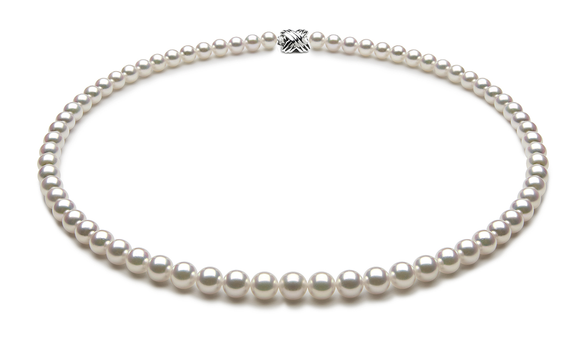 6 x 6.5mm Pearl Necklace Size
