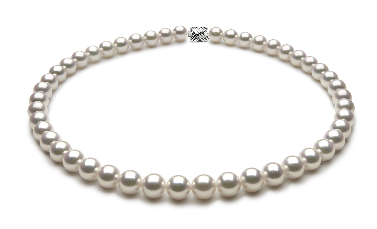8.5 x 9mm Pearl Necklace Size
