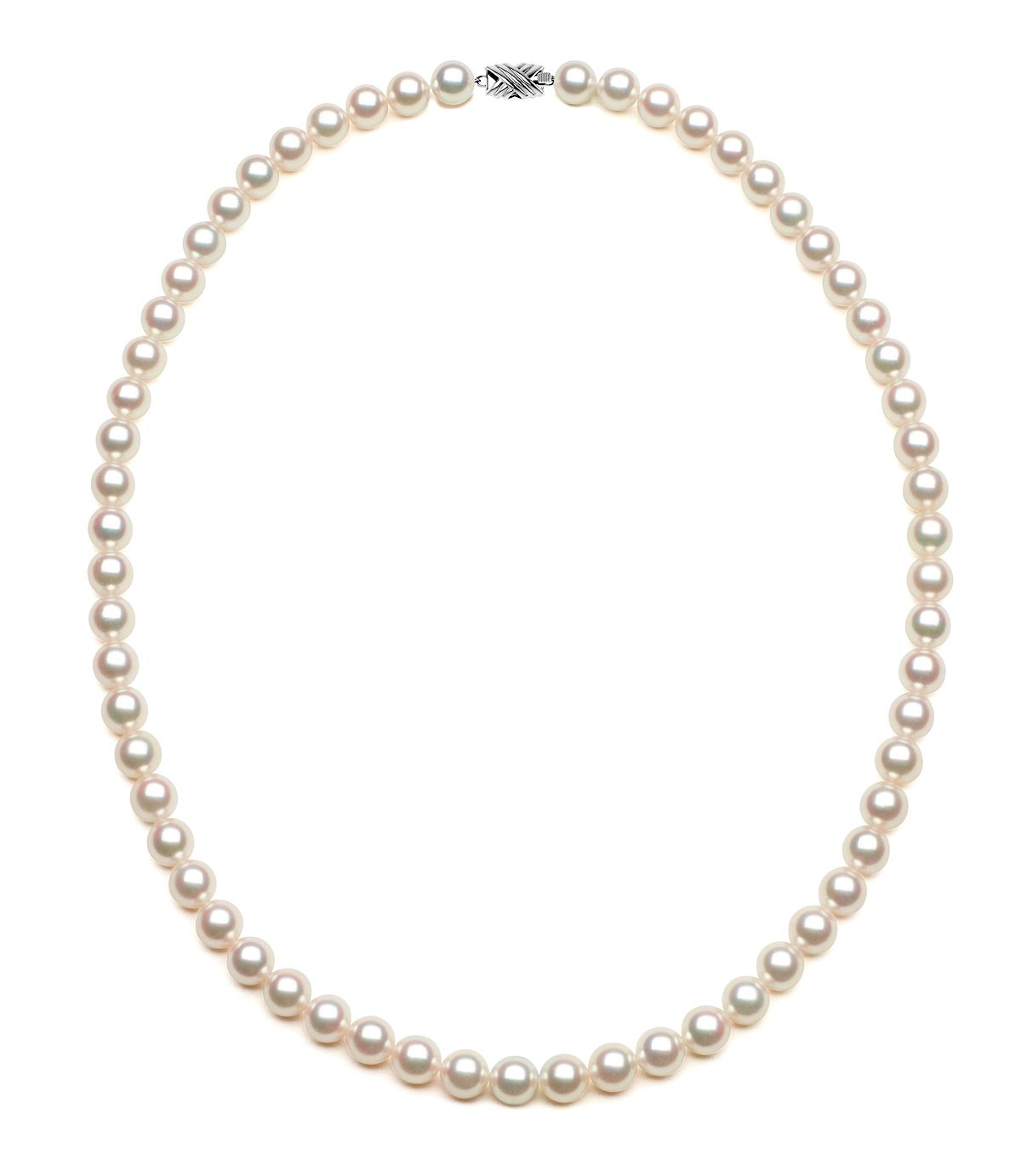 SOLD - GIA Certified 6.52–7.00mm Akoya Cultured Pearl Necklace