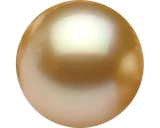 Golden South Sea pearl