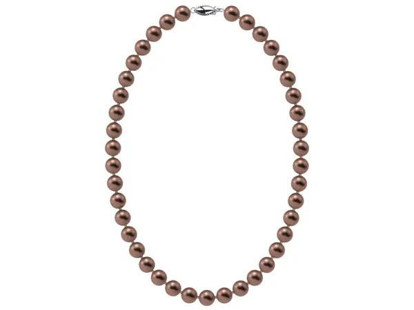 8 x 9mm Mocha Freshwater Pearl Necklace Choker