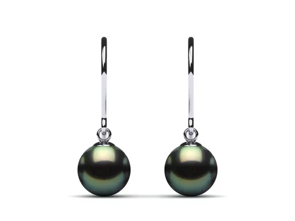 Tahitian Pearl Shepherds Hook Earring