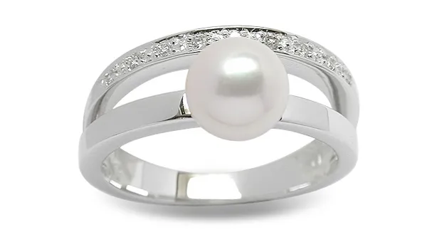 Noble a Japanese Akoya Cultured Pearl Ring