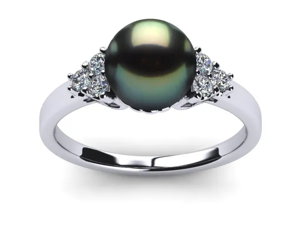 Tahitian Pearl Ring Princess Style