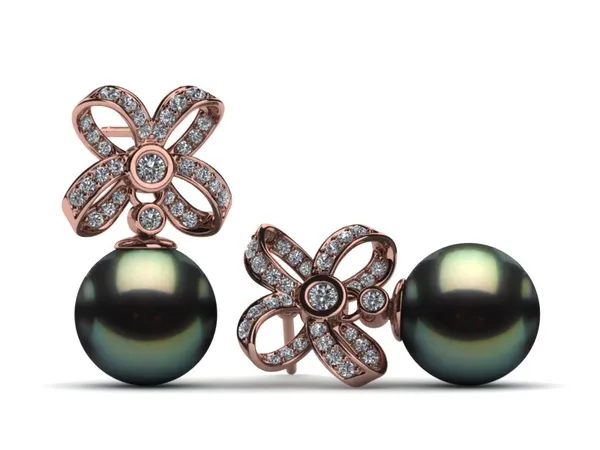Tahitian Pearl Emperor Earring