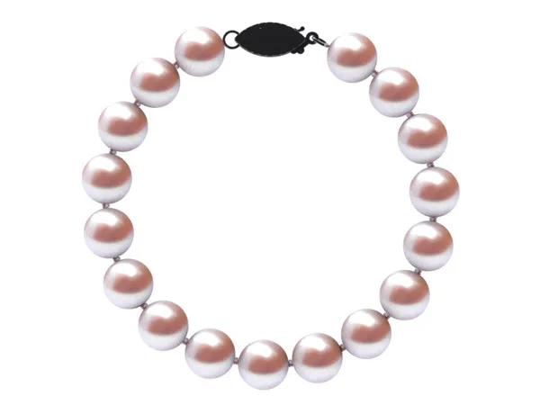 8.5 x 9mm Lavender Freshwater Pearl Bracelet
