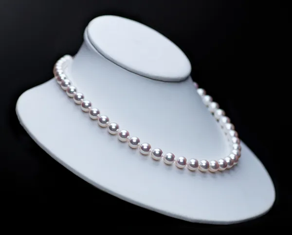 TRUE AAA Quality 8 x 8.5mm White Rose Akoya Cultured Pearl Necklace