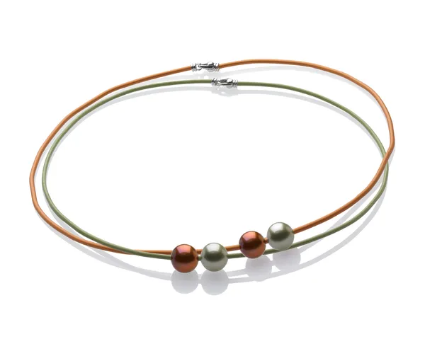 Double Pearl and Cord Set