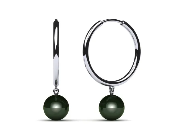 Tahitian Pearl Hoop Earring 24mm