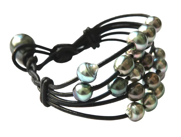 Tahitian Pearl St. Barts Waterfall Bracelet