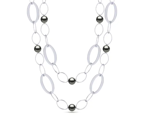 32 Inch Tahitian Pearl Circle Of Life Necklace