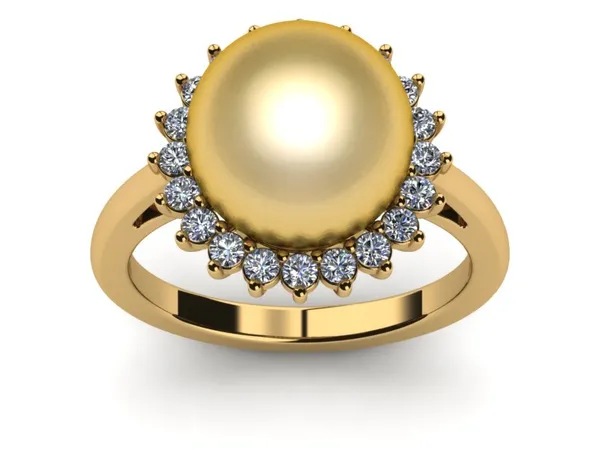 Golden Sunflower Ring