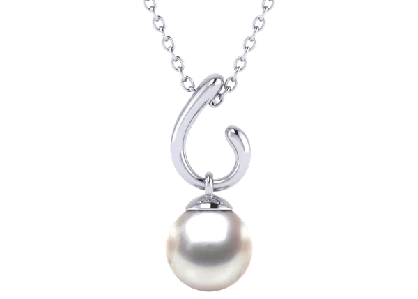 Lani a Japanese Akoya Cultured Pearl Pendant