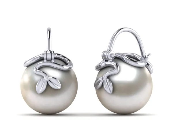 South Sea Pearl Arc De Triomphe Vine Earring