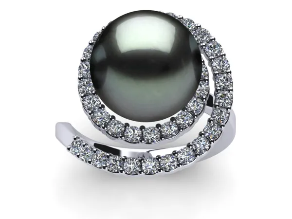 Tahitian Pearl Virgo Ring