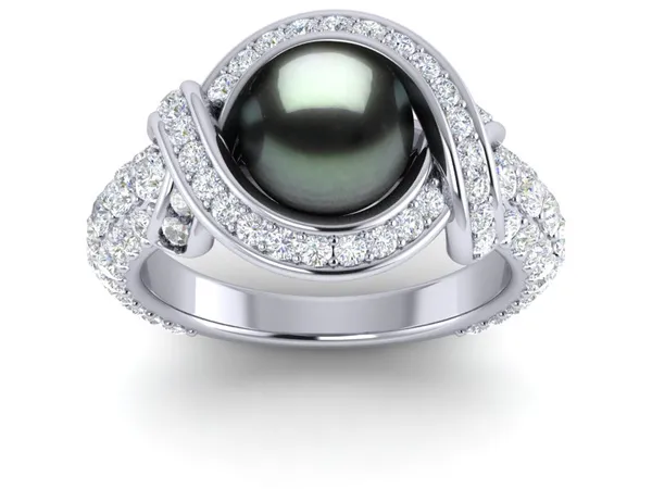 Tahitian Pearl Grand Flow Ring