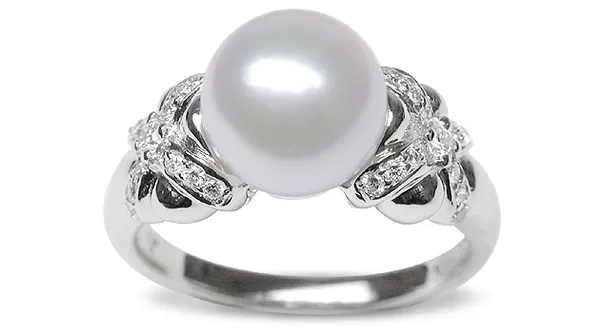 Jobina a Japanese Akoya Cultured Pearl Ring