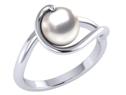 Shirley a Japanese Akoya Cultured Pearl Ring