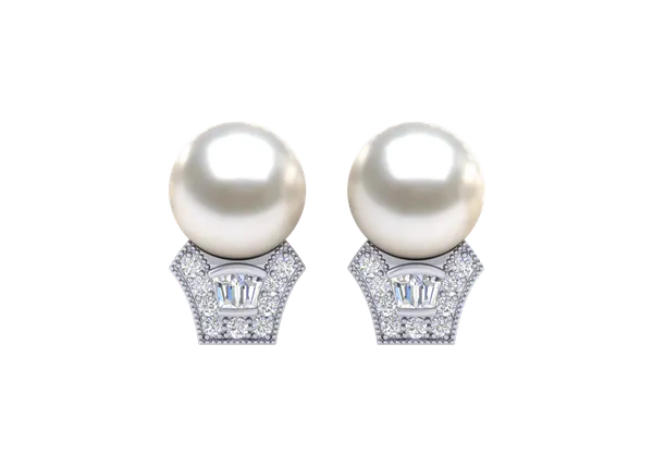 Casta a Japanese Akoya Cultured Pearl Earring