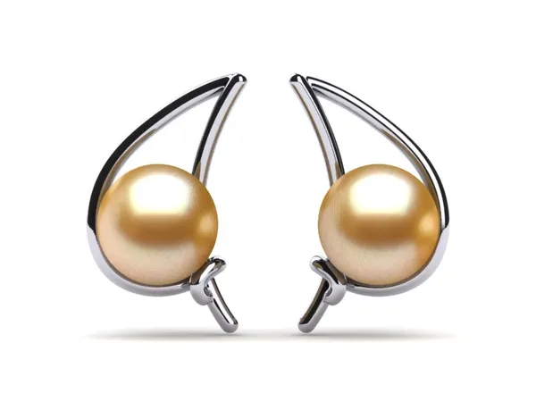Golden South Sea Pearl Sea Breeze Earring