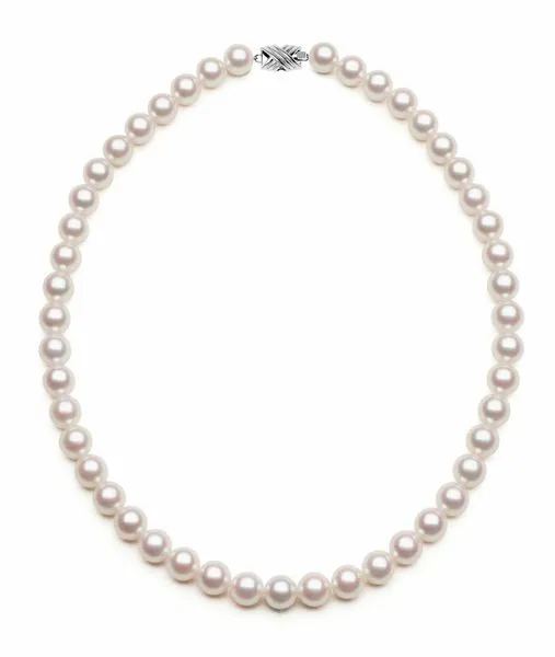 GIA Certified 8.50–9.00mm Akoya Cultured Pearl Necklace