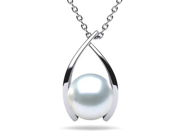 White South Sea Pearl Classic Wish Pendant
