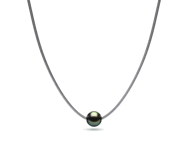 Tahitian Pearl Snake Chain Pendant