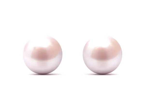 7.0 mm TRUE AAA Pink Freshwater Round Pearl Stud Earrings