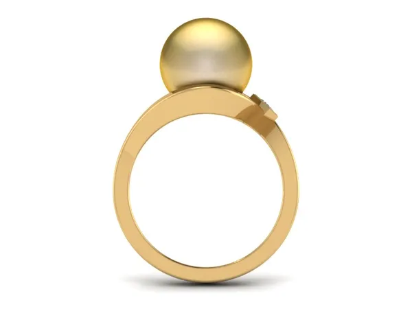 Golden Wish Pearl Ring