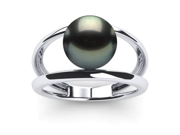 Tahitian Pearl Ring, Leo II Style