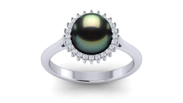 Sunflower Tahitian Pearl Ring