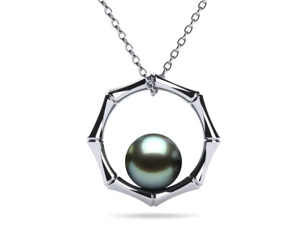 Tahitian Pearl New Bamboo Pendant