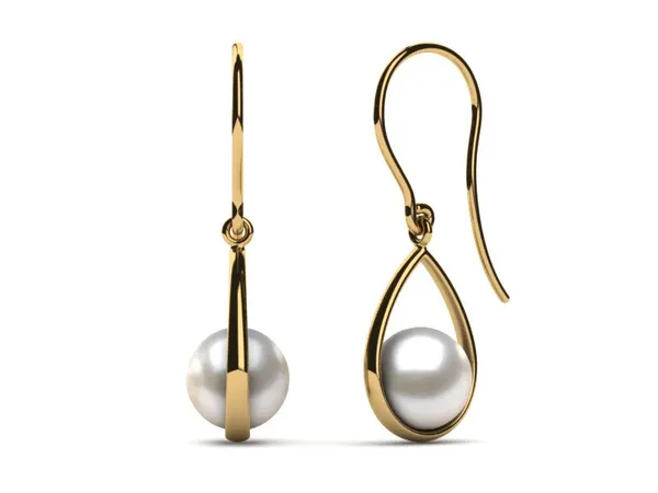 Japanese Akoya Cultured Pearl Morning Dew Classic Earring