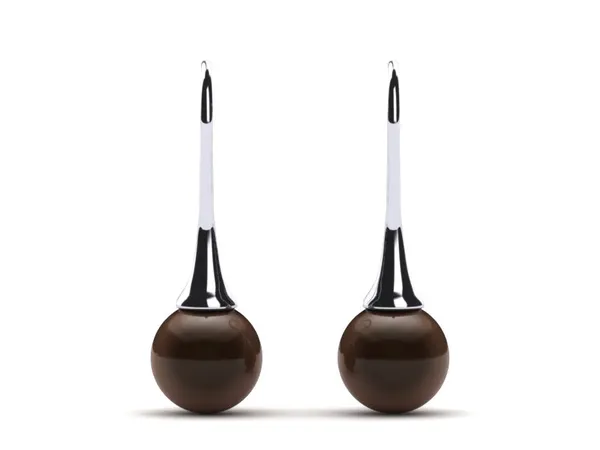 Freshwater Mocha Pearl Cone Earring