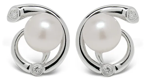 Jocosta a Japanese Akoya Cultured Pearl Earrings