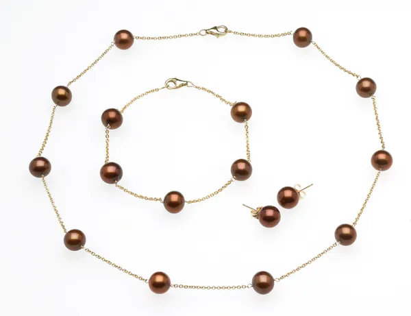 Mocha Tin Cup Pearl Set