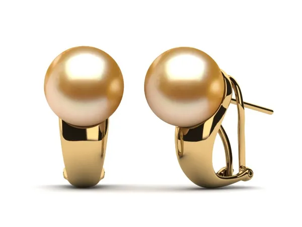 Golden Pearl Tres Jolie Earring