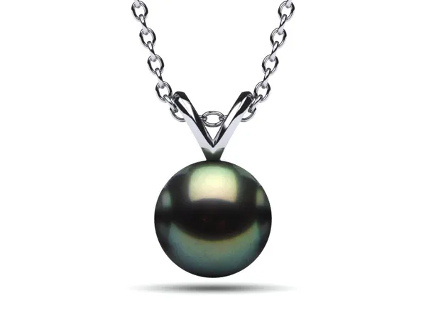 Tahitian Pearl 8mm V Pendant
