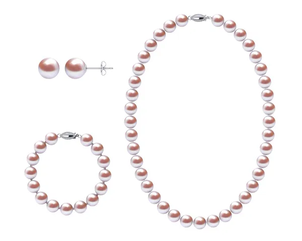 8 x 8.5mm Lavender Freshwater Pearl Set