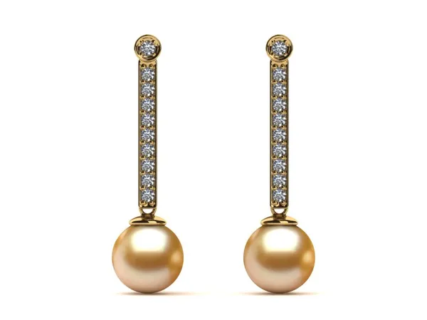 Golden South Sea Pearl Spirit Earring