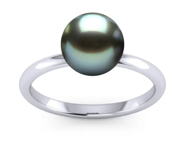 Tahitian Pearl Blue Classic Ring
