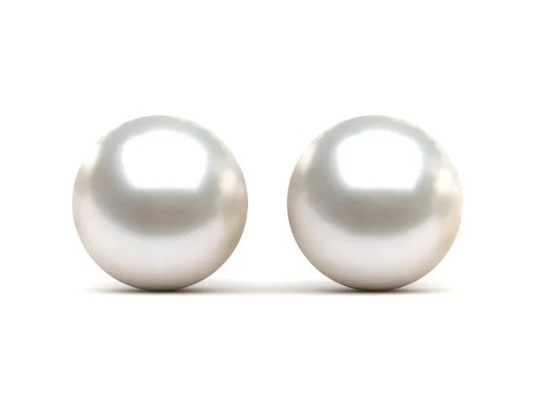 11mm White South Sea Pearl Stud Earring