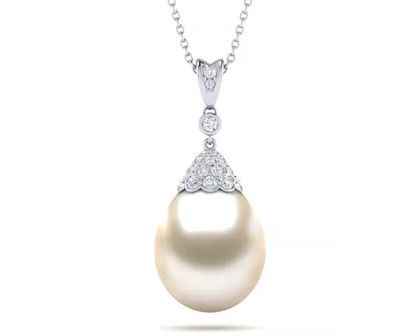 Inspired by La Peregrina Pearl Pendant