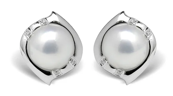 Dropplet Mabe Earrings