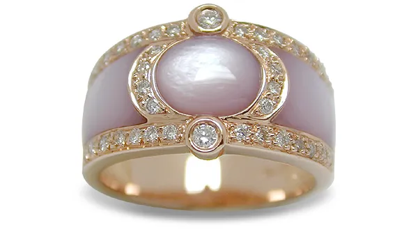 SOLD - Atalanta a Mother of Pearl Ring