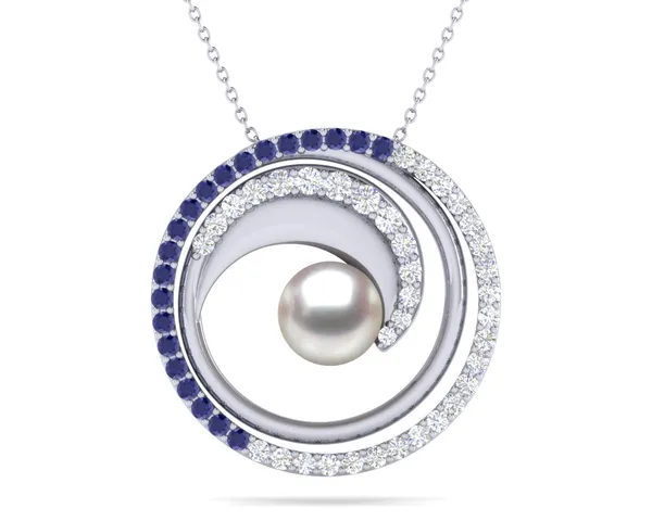 South Sea Pearl Wave Pendant
