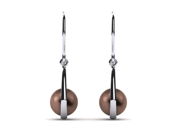 Freshwater Mocha Pearl Morning Classic Earring